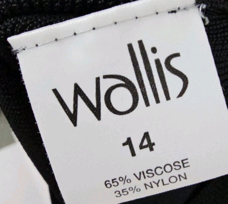EK8847 Damen Bluse von Wallis, Schwarz, Gr. 444
