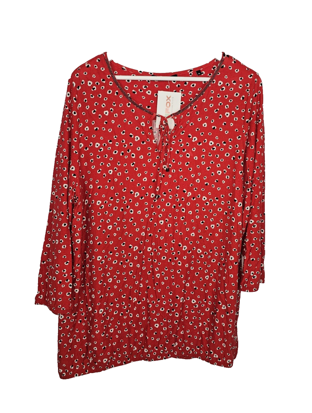EK7620 Damen Bluse von Bonita, Rot, Gr.XL0