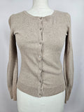 EK5577 Damen Strickjacke von H&M, roségrau, Gr. XS0