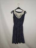 EK6450 Damen Kleid von Mint & Berry, blau-weiß, Gr.S0