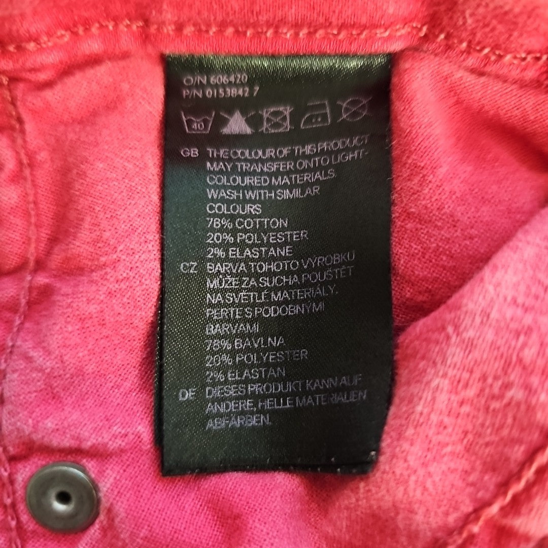 EK8002 Damen Jeans von Divided, rot, Gr.344