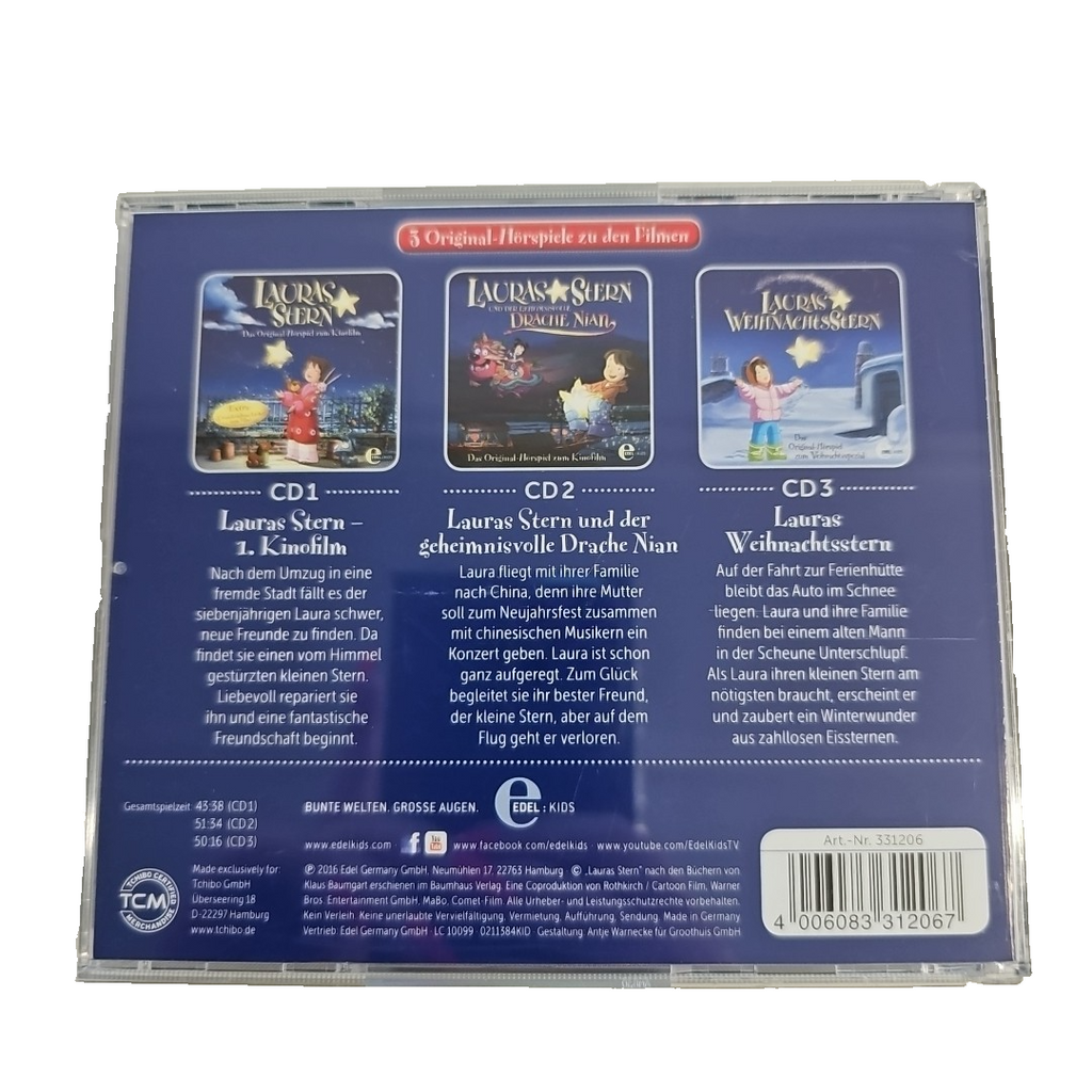 EB3216 Lauras Stern - 3 Original Hörspiele zu den Filmen - 3 CD's1