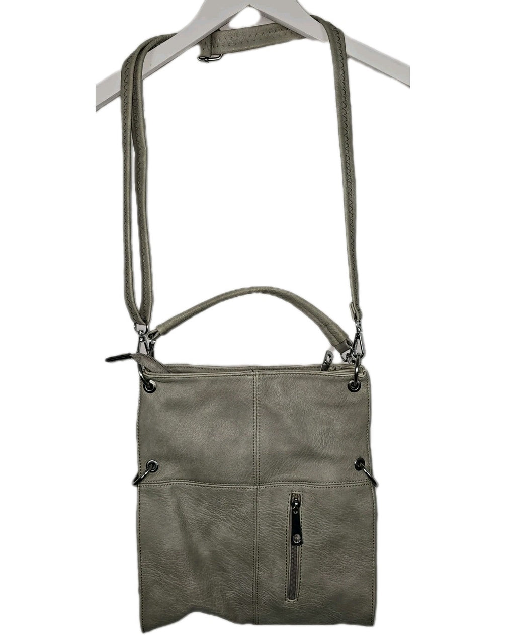 EK9942 Damen Tasche, beige, Mittelgroße Umhängetasche1