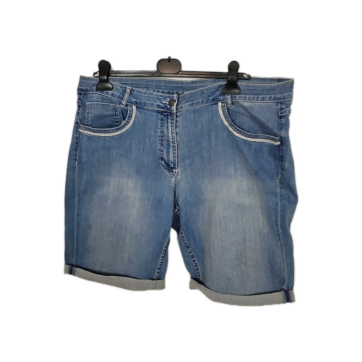 EK1916 Damen Hose Benotti Gr.50 Blau Taile 50cm Länge 52cm0