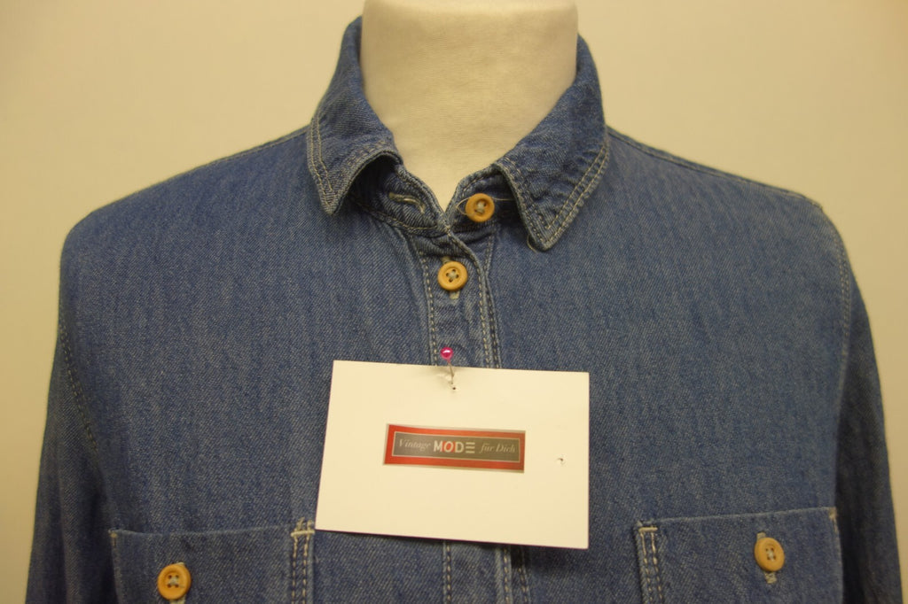 EK2359 Damen Jeansbluse von promod, blau, Gr. 381