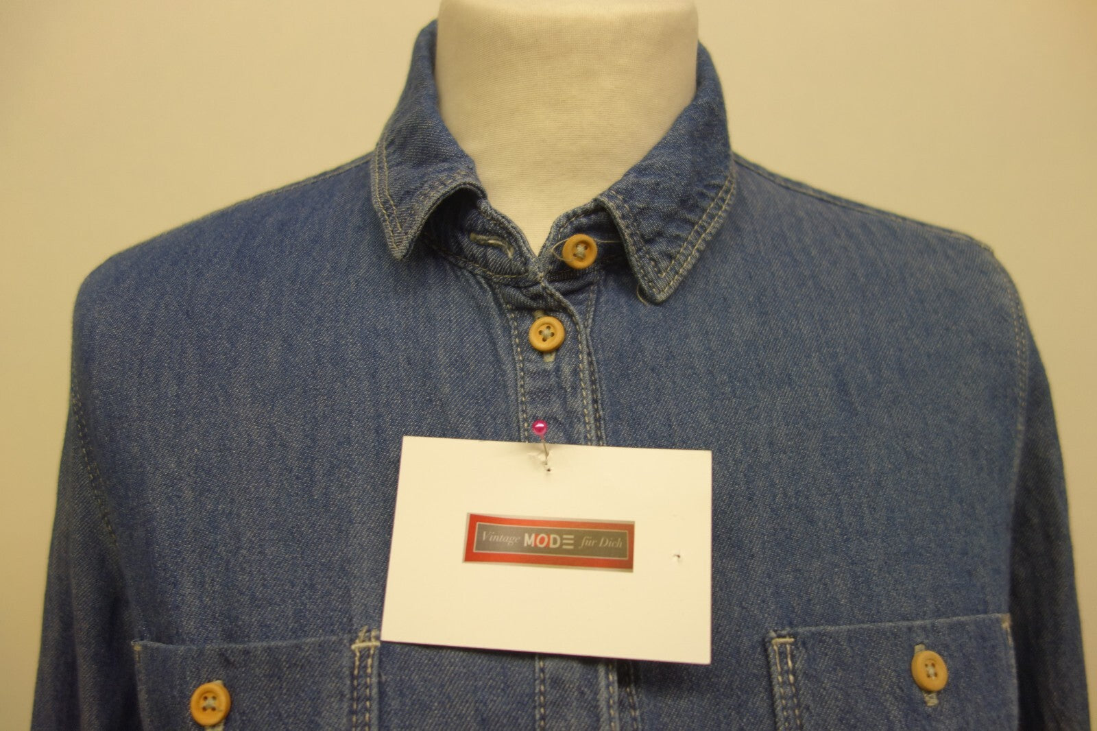 EK2359 Damen Jeansbluse von promod, blau, Gr. 381