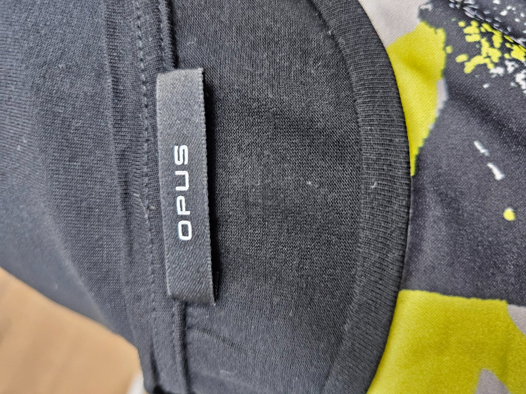 EK6164 Damen T-Shirt von Opus, schwarz-gelb-weiß, Gr.384