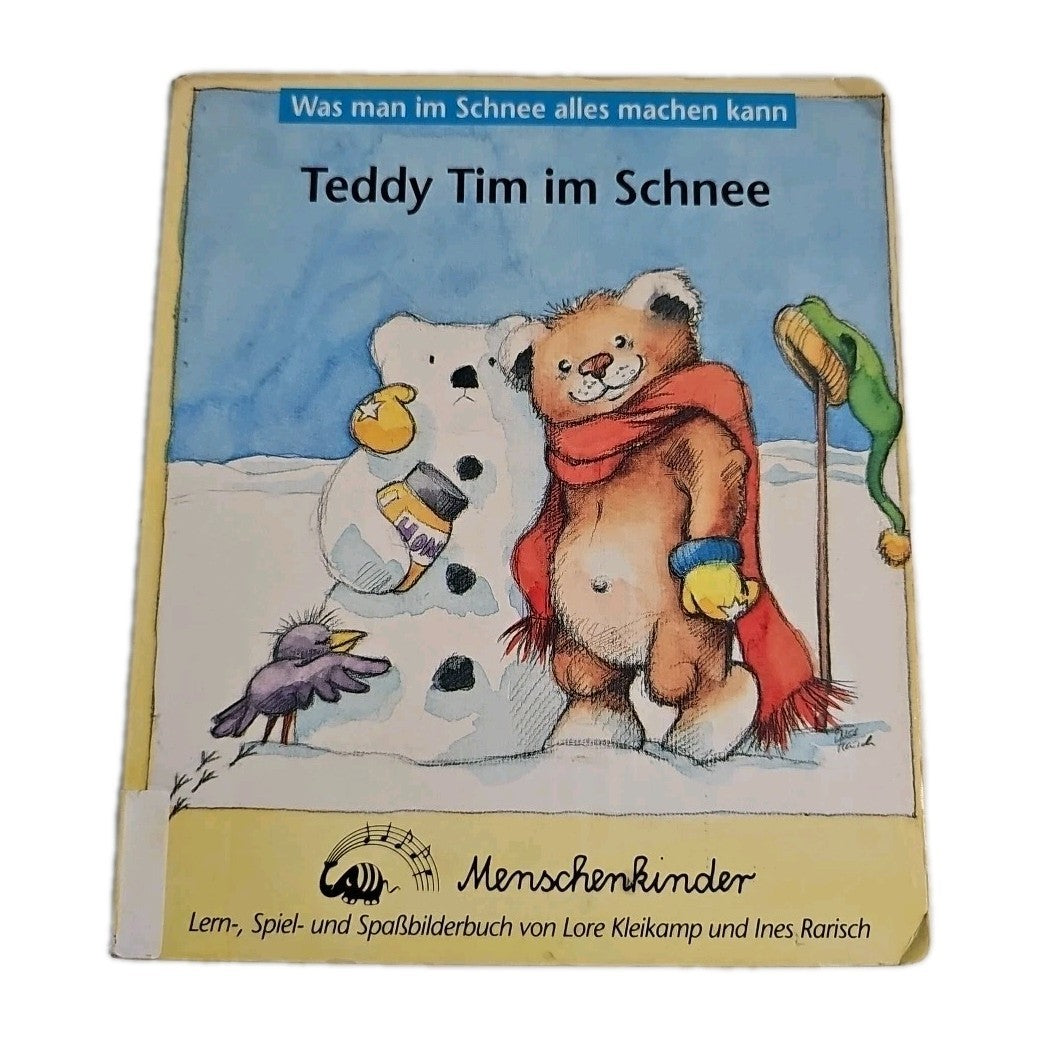 EB4469 Teddy Tim im Schnee- Was man mit Schnee alles machen kann 0