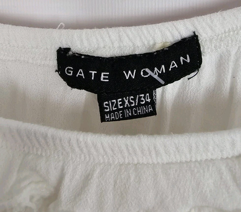 EK10130 Damen Kleid Gate Woman, weiß, Gr.XS 1