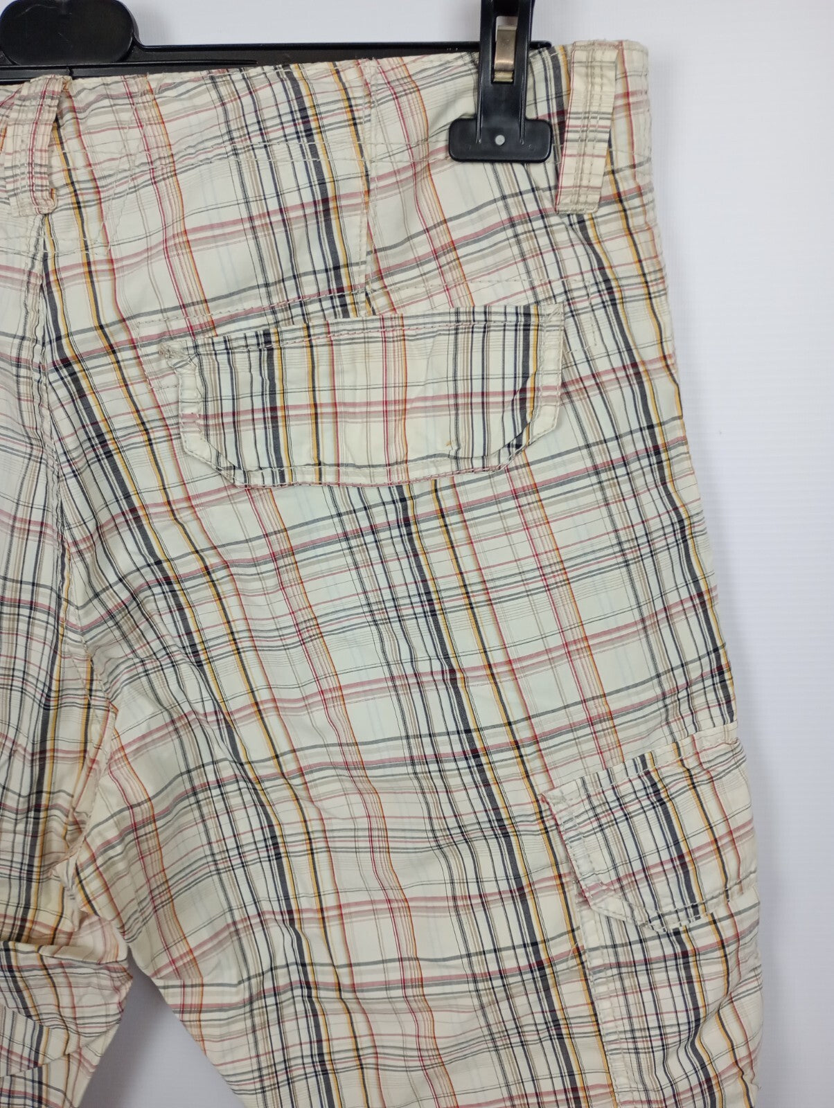 EK1497 Herren Bermudas von Knockout, beige, kariert, Gr. 347