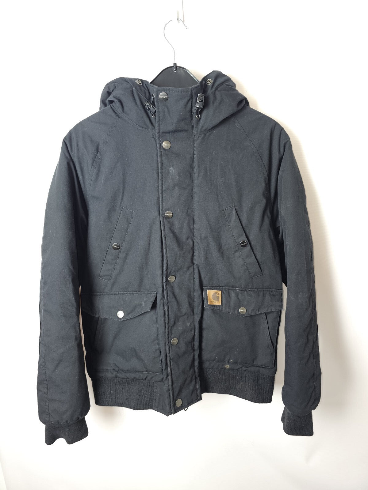 EK6736 Herren Carhartt Kapuzenjacke, Winterjacke in schwarz, Gr. M0