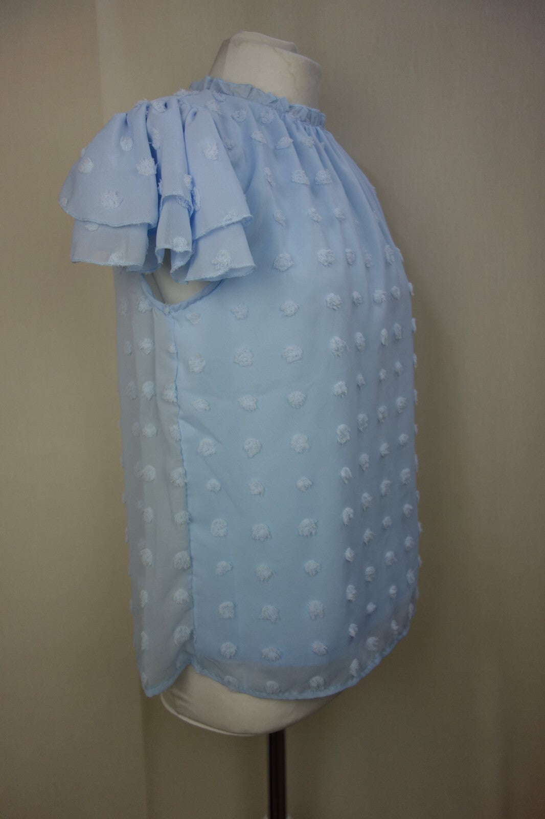 EK3926 Hellblaue Bluse von Shein in L2