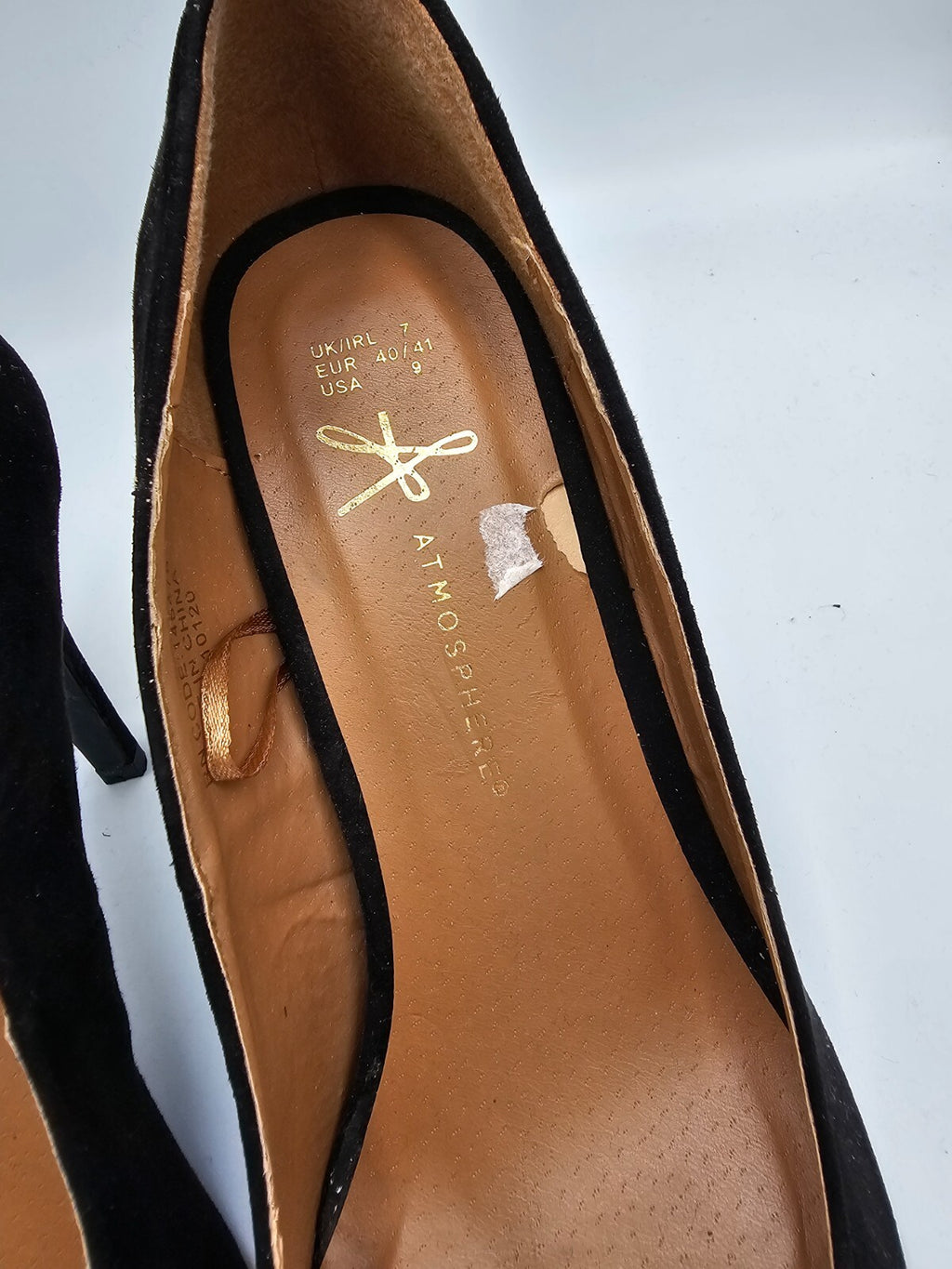 ES0057 Damen Pumps von Atmosphere, schwarz, Gr.40/411