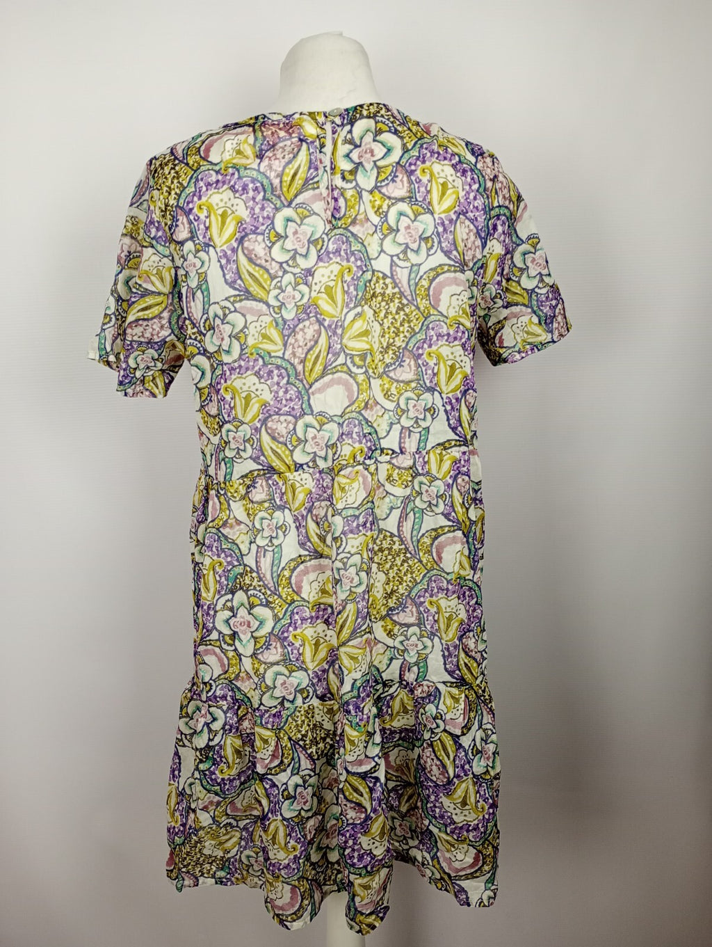EK5063 Damen Blusenkleid von Yellow Label, bunt mit Blumen, Gr. S4