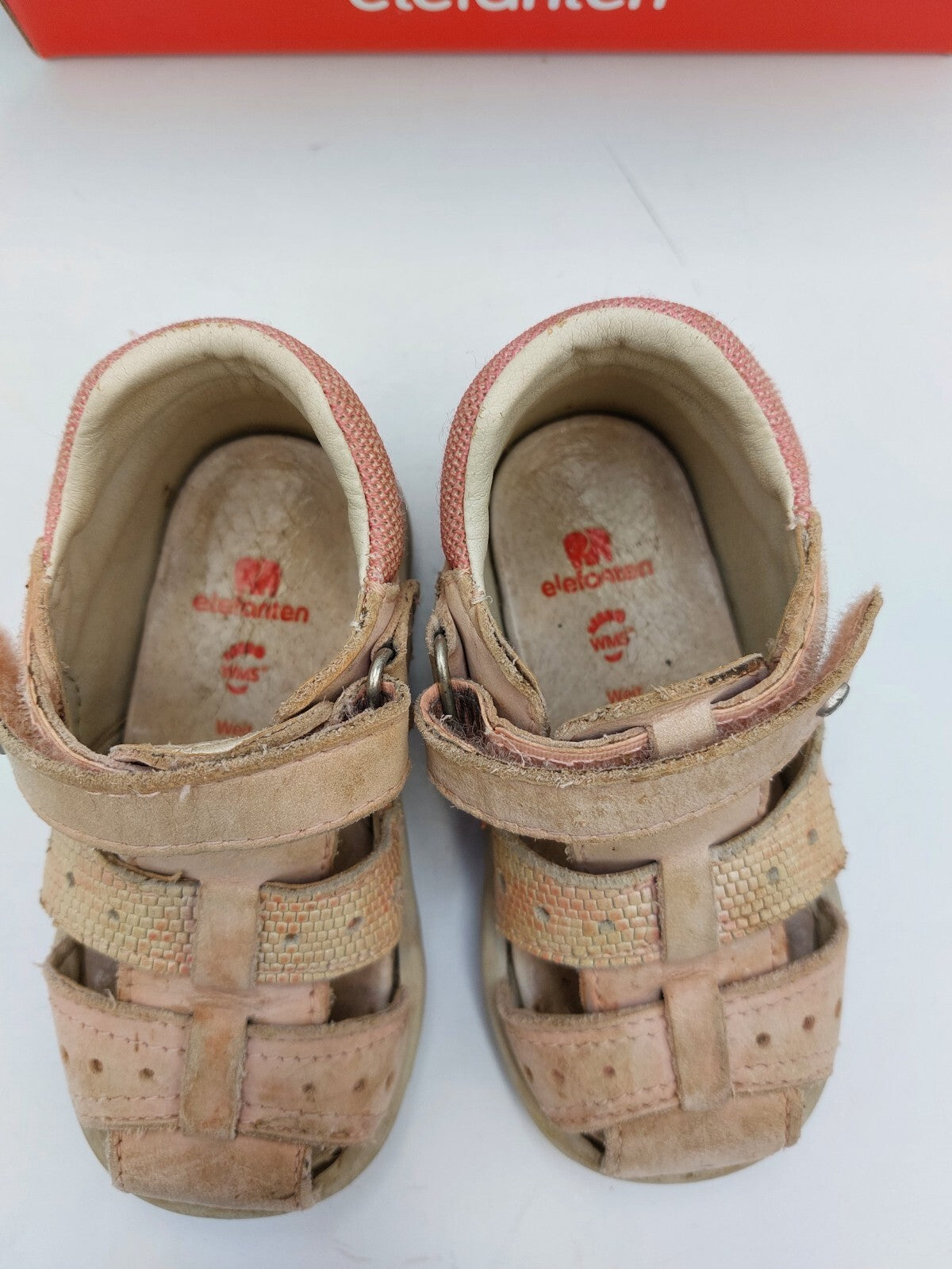 ES0618 Mädchen Sandaletten von Elefanten, rosa, Gr. 214