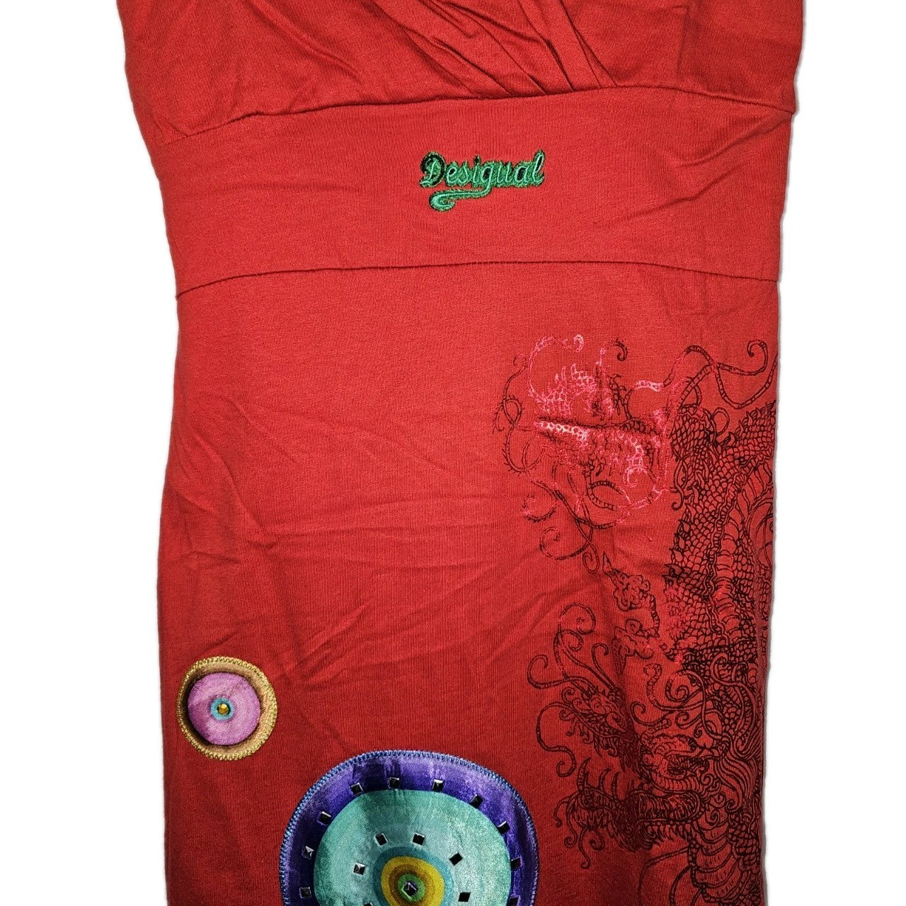 EK10496 Damen Kleid von Desigual, rot, Gr.M1