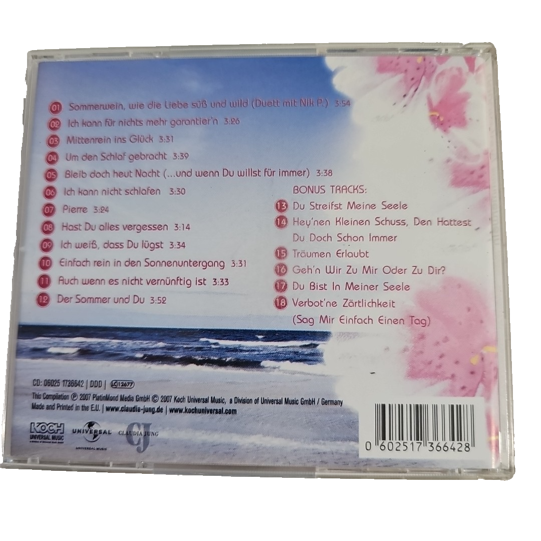 EB3157 Sommerwein Meine schönsten Sommersongs von Claudia Jung  (CD, 2007)2