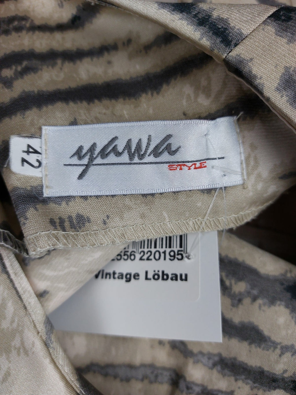 EK5045 Damen Kleid von Yawa, beige/grau, Gr. 427