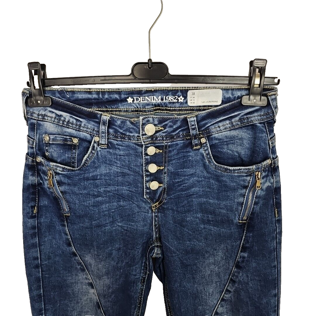 EK6663 Damen Jeans von Denim 1982, Jeansblau, Gr.381