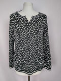 EK4810 Damen Shirt von Lisa Tossa, schwarz-weiß, Gr.M0