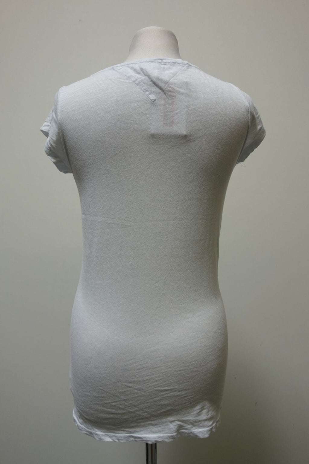 EK0643 Damen T-Shirt von Hilfiger Denim, weiß, Gr. S3