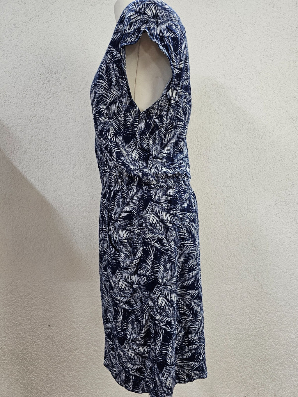 EK5979 Damen Kleid von Tom Tailor, blau/weiß, Gr. 385