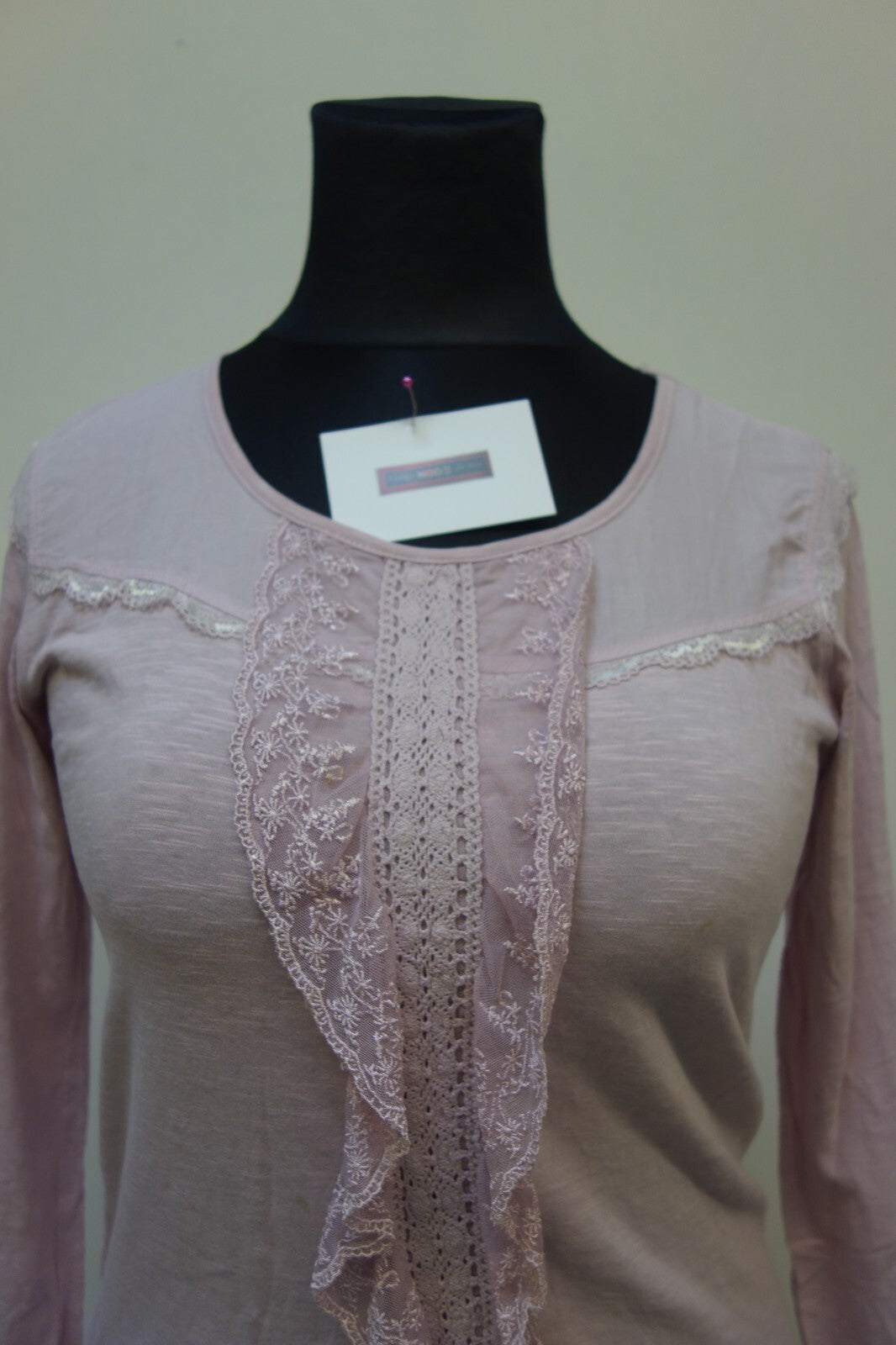 EK3491 Damen Langarmshirt von Street One, rosa, Gr. 401