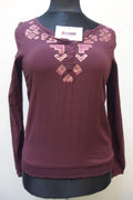 EK1478 Damen Bluse von EDC, lila, Gr. S0