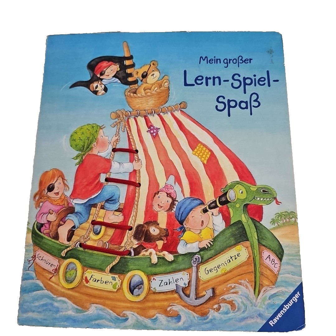 EB2982 Mein großer Lern-Spiel-Spaß: Schnüren Farben Zahlen Gegensätze0
