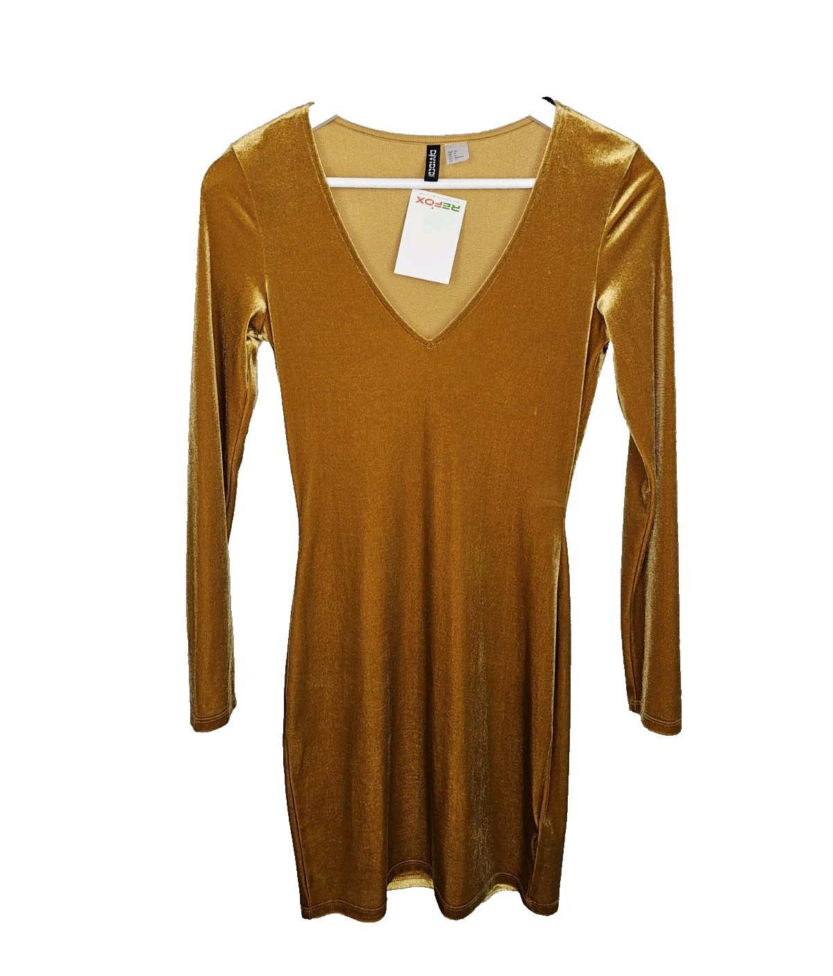 EK7084 Damen Kleid von H&M, Gelb, Gr.360