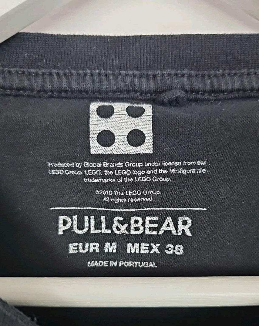 EK9776 Damen T-Shirt Pull&bear Gr.M Schwarz1