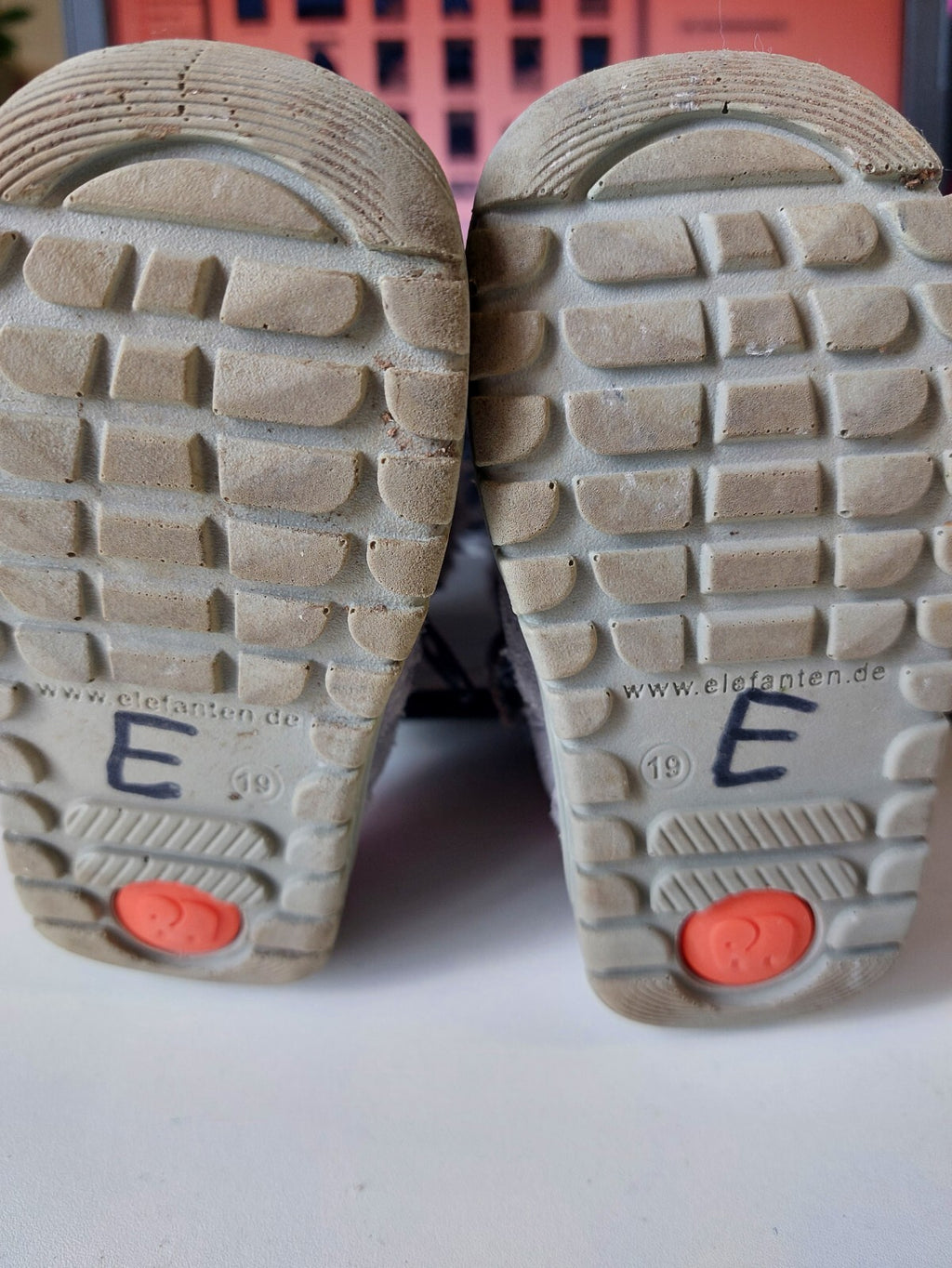 ES0095 Kinder Schuhe von Elefanten, grau, Gr. 194
