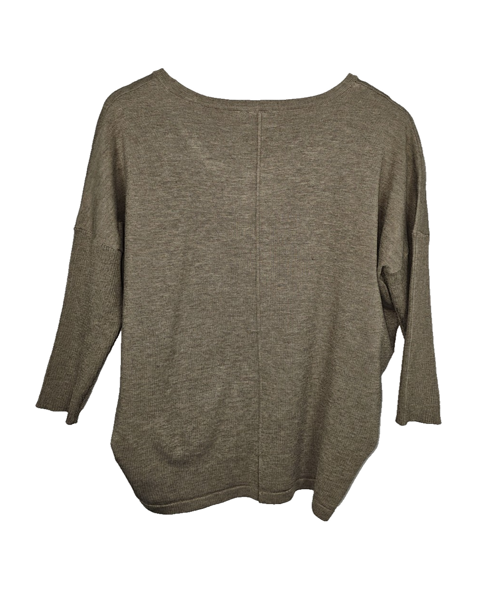 EK7641 Damen Pullover von Saint Tropez, Braun, Gr.xs5