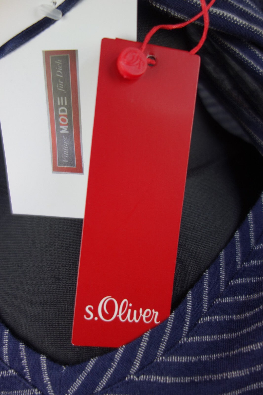 EK3384 Damen T-Shirt von s.Oliver, blau/weiß, Gr. 384