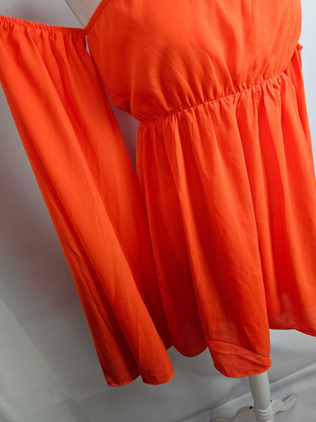 EK5566 Damen Kleid von Miss Ord, orange, Gr.M1