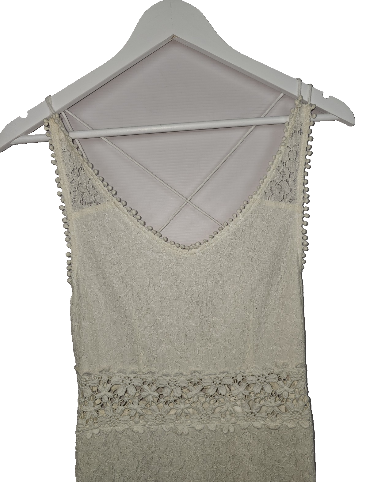 EK7631 Damen Kleid von Seven Sisters, Weiß, Gr. XS1