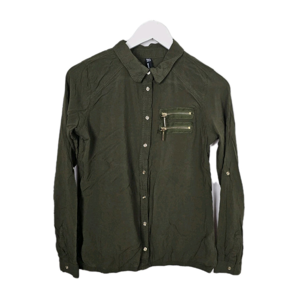 EK9004 Damen Bluse von Blind Date, grün, Gr.M0