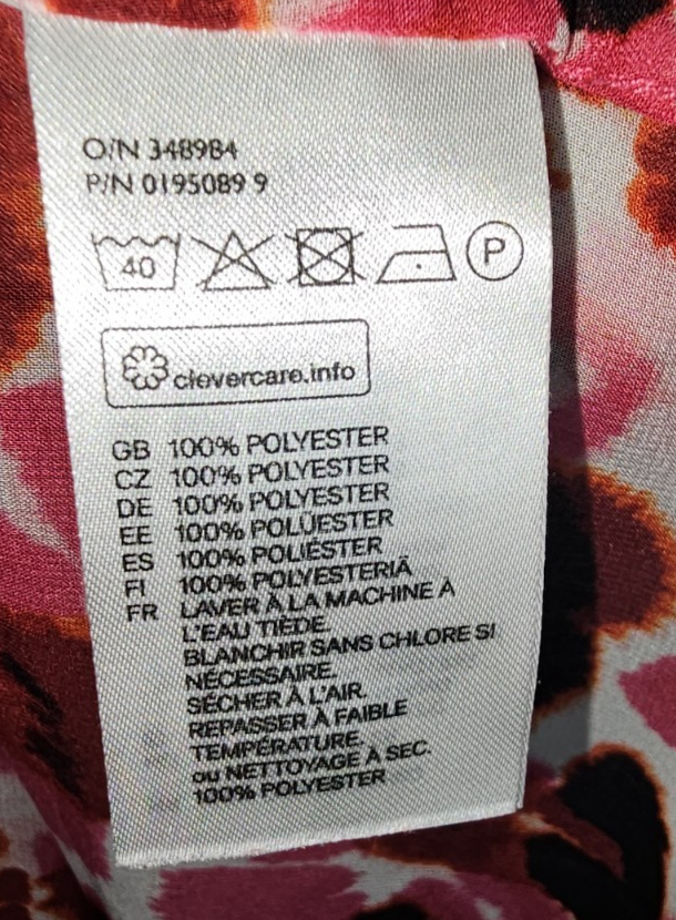 EK8639 Damen Bluse von H&M, Rosa, Gr. 383