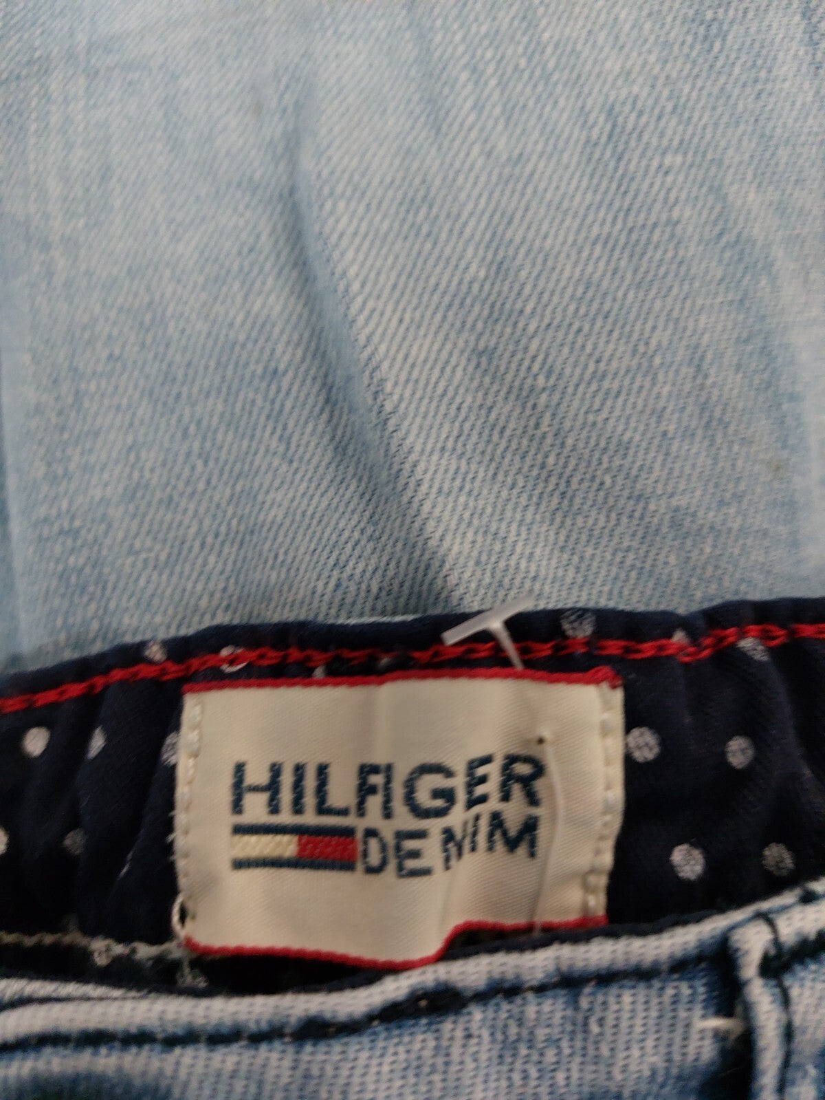 EK0842 Mädchen Jeans von Tommy Hilfiger Denim, blau, Gr.1524