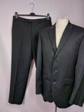 EK5010 Herren Anzug von Reda, schwarz, Gr.40R, 34R0