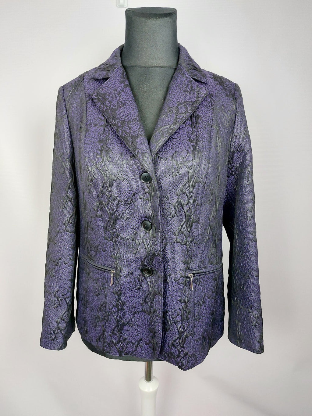 EK4867 Damen Jacke von Habella, Lila/schwarz, Gr. 440