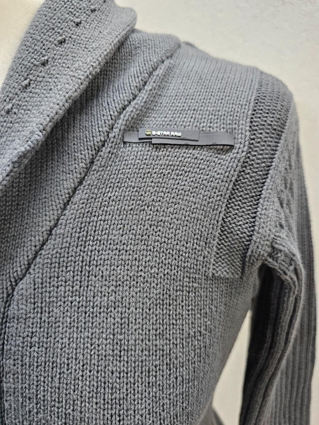 EK5399 Damen Strickjacke von G-Star, grau, Gr. S3