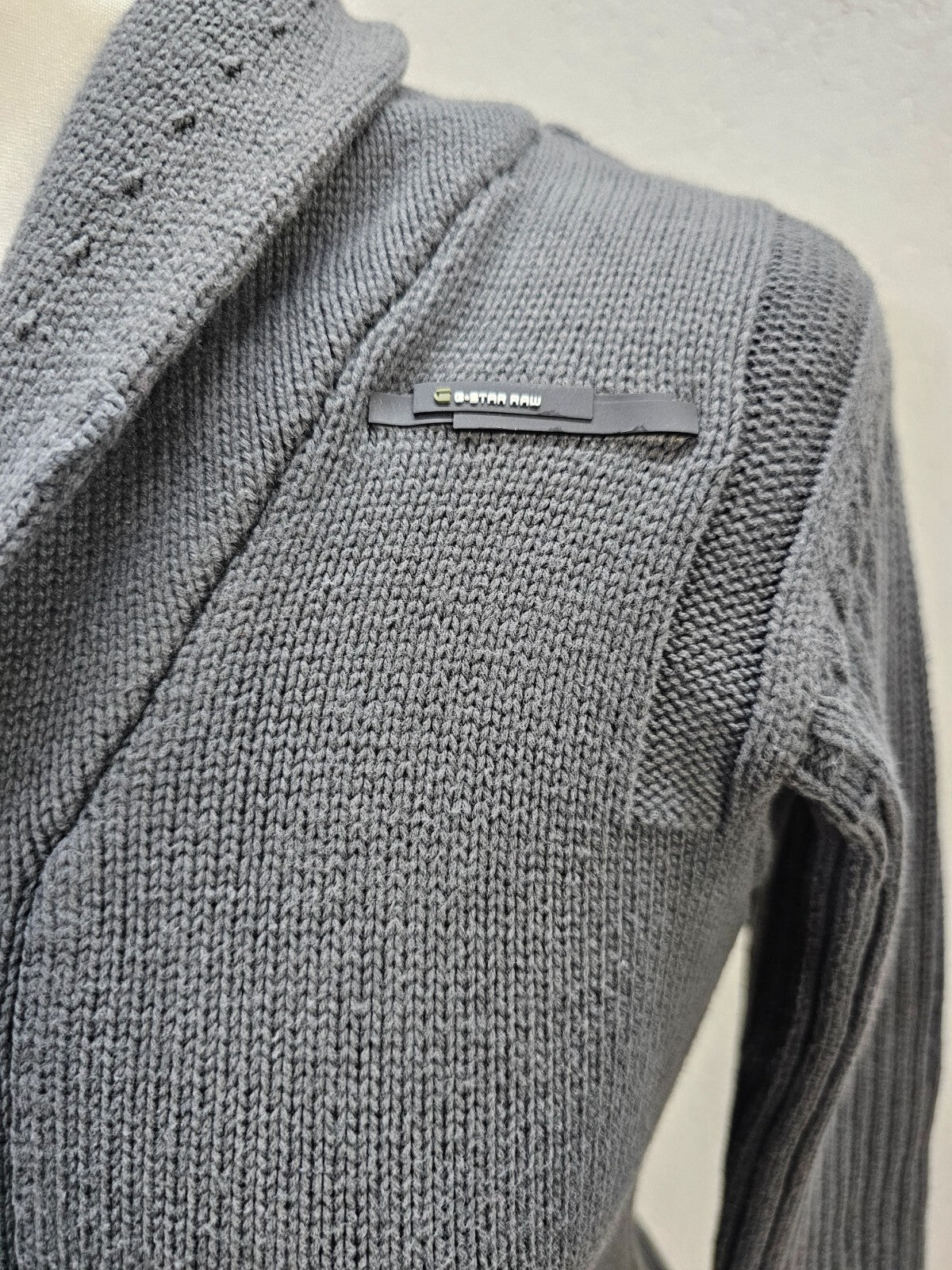 EK5399 Damen Strickjacke von G-Star, grau, Gr. S3