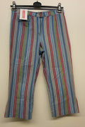EK1395 Damen Hose von Marie-France Huez, gestreift, Gr. 90