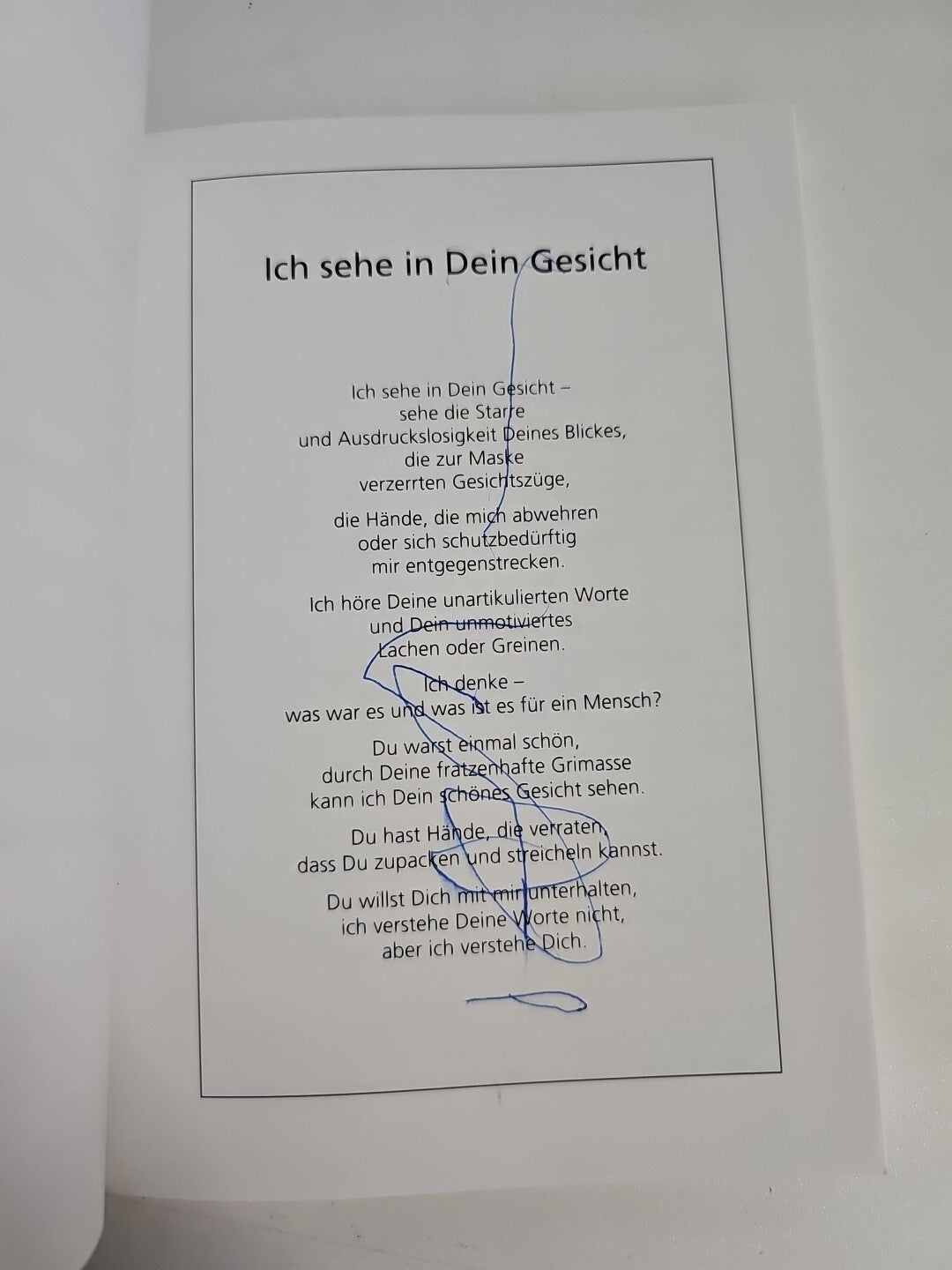 EB1367 Pflege dementer Menschen von Popp, Ingrid | zwei Beschmierte Seiten 2