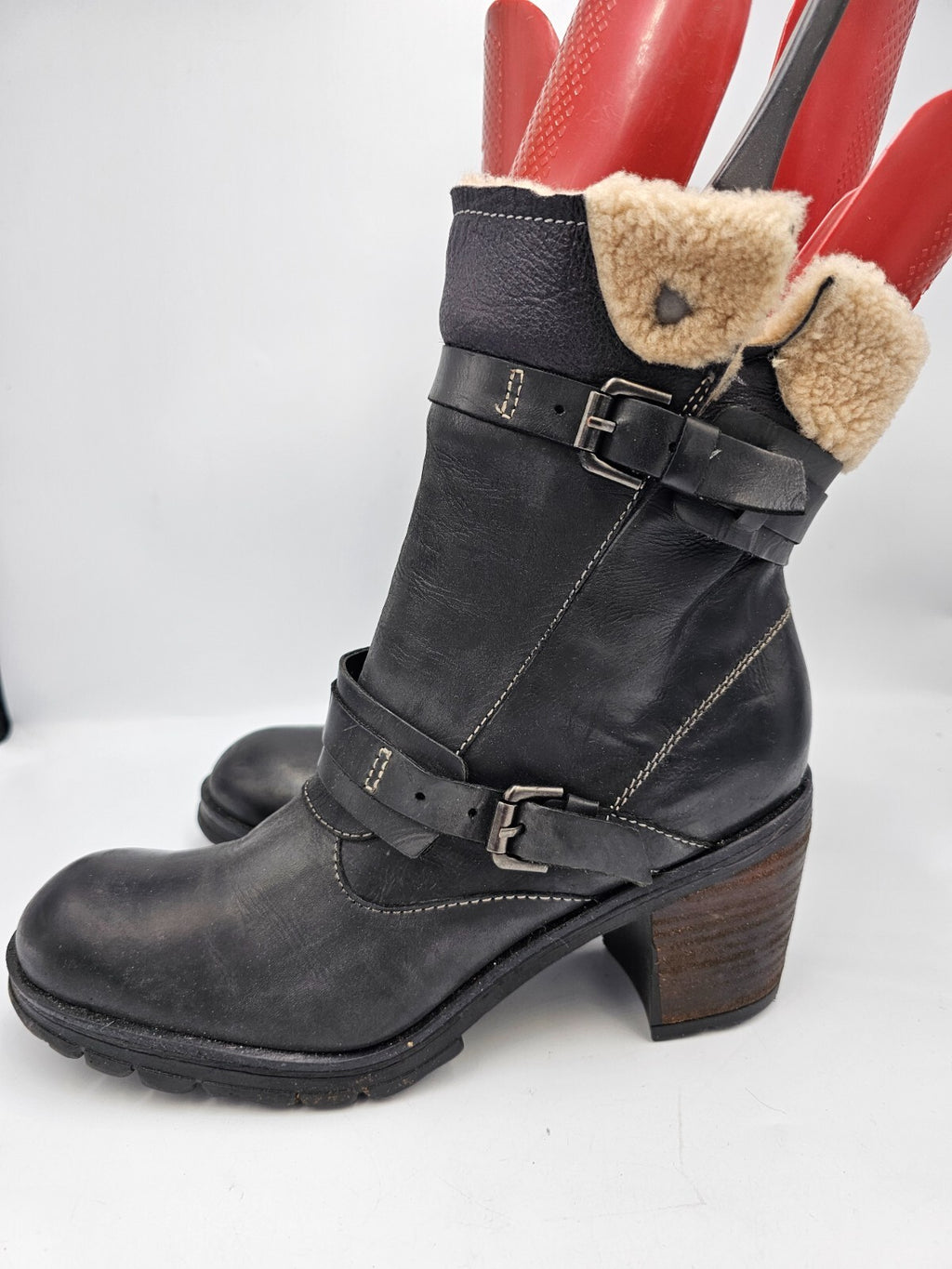 ES0293 Damen Stiefeletten von Stone Walk, schwarz, gr. 412