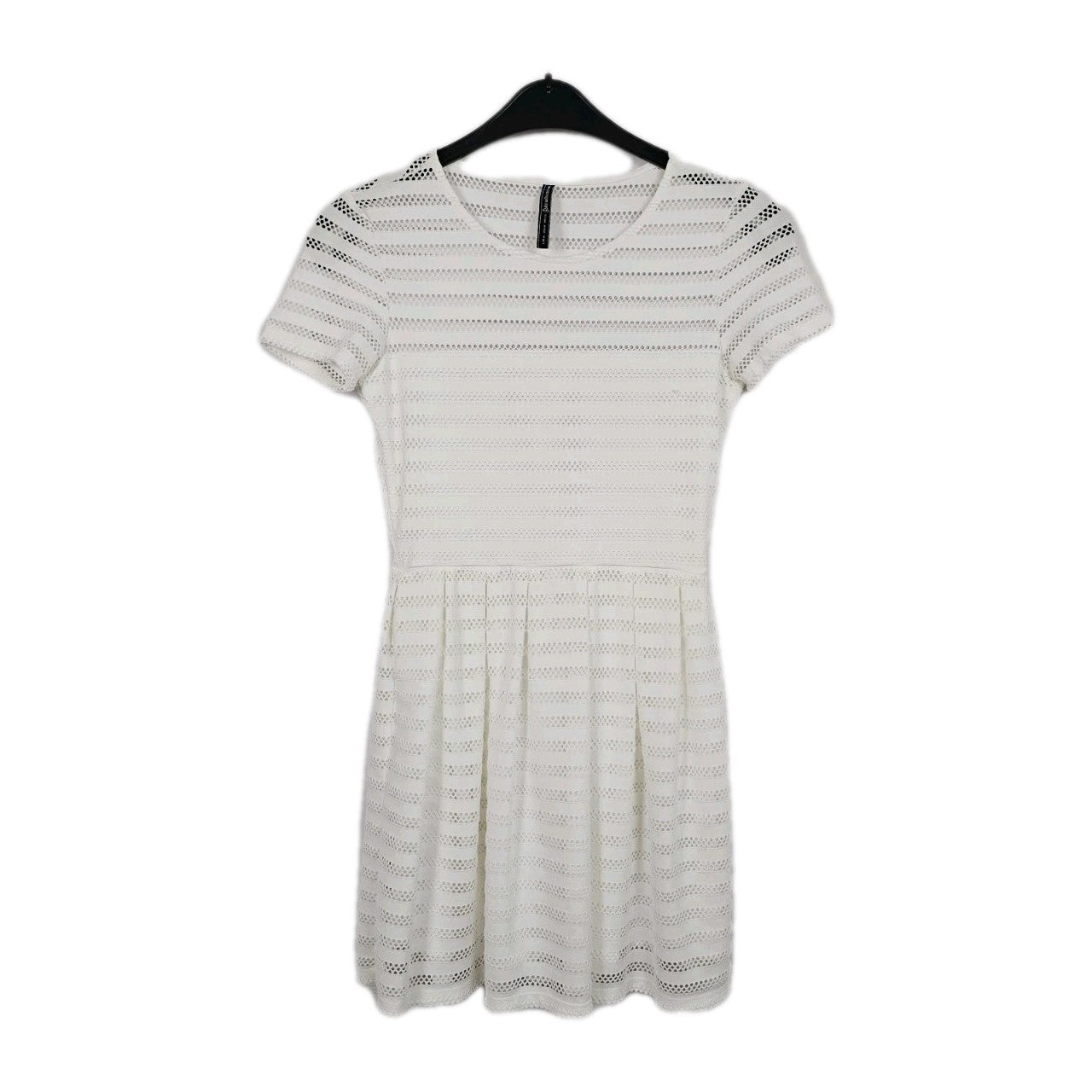 EK10839 Damen Kleid von Stradivarius, Weiß, Gr. M0