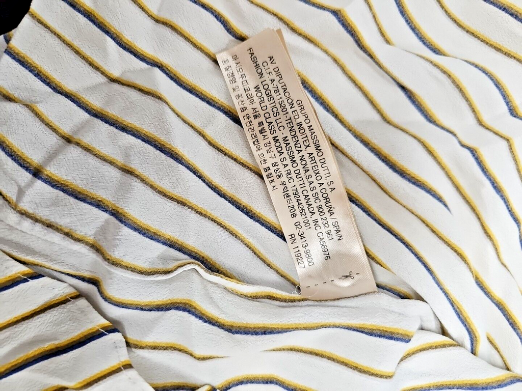 EK 6589 Bluse Massimo Dutti Gestreift  Gr  37 3