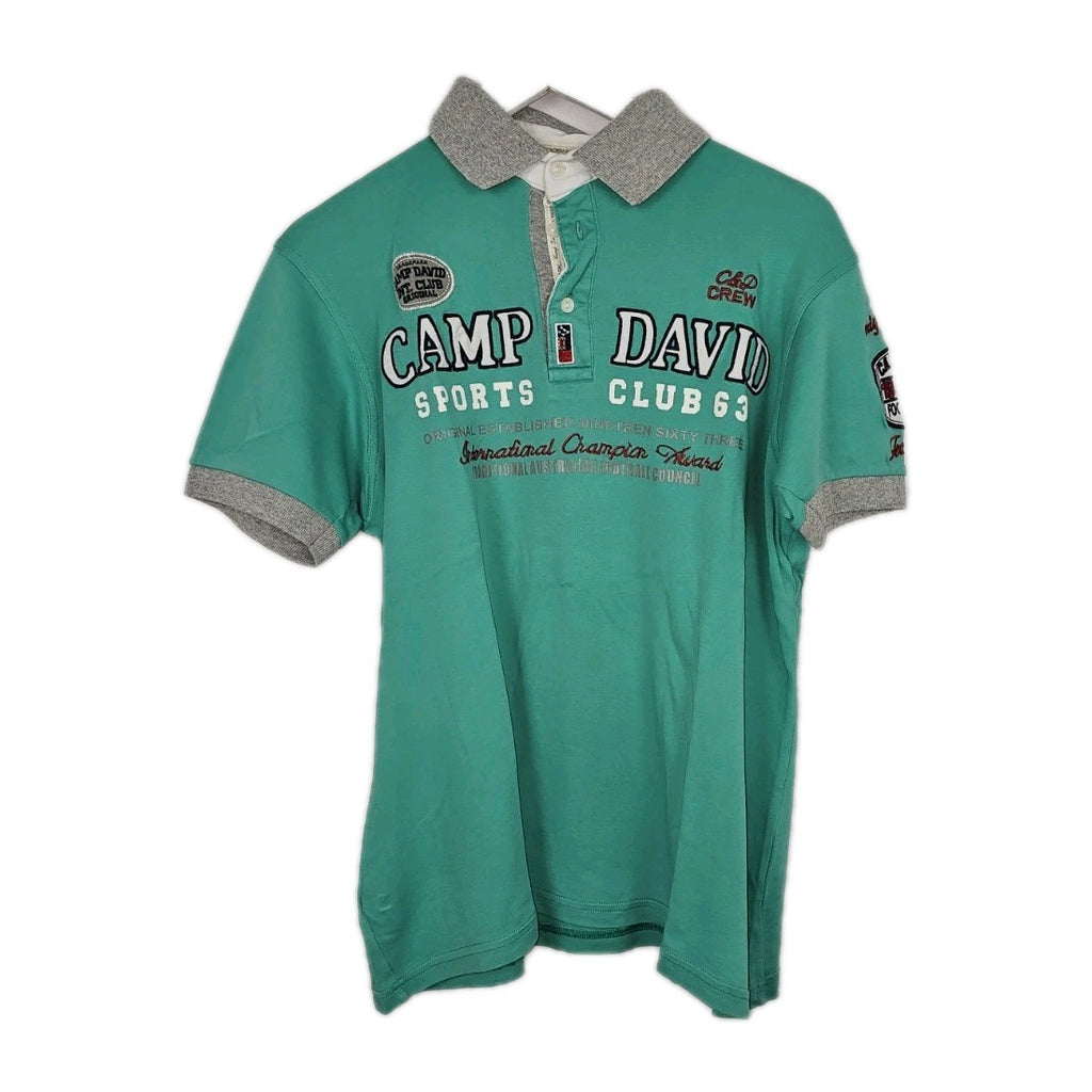 EK11273 Herren Poloshirt von Camp David, Türkis, Gr. XL0