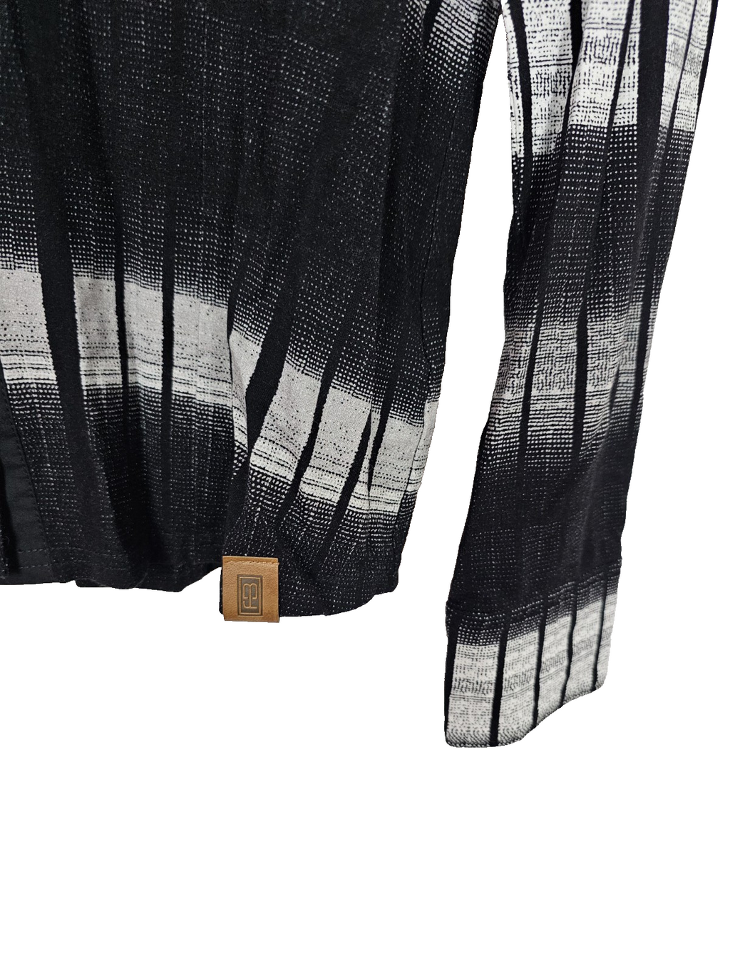 EK7166 Damen Bluse von Fiora Blue, Schwarz/weiß,  Gr.362